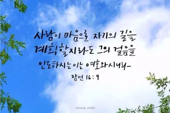 잠언 3장 5절 읽기 - 너는 마음을 다하여 여호와를 신뢰하고 네 명철을 의지하지 말라_21