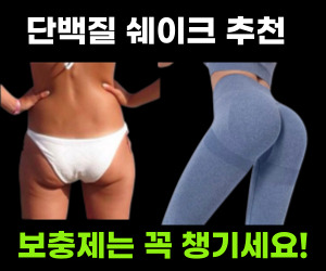  단백질 쉐이크 추천, 닭가슴살 먹기 힘들면 보충제라도 꼭 드세요!