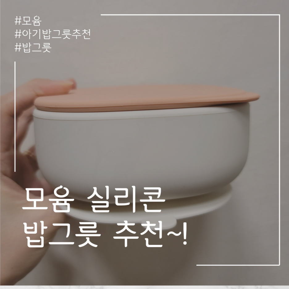  모윰 밥그릇! 유아 밥그릇추천 내돈내산 찐후기~!