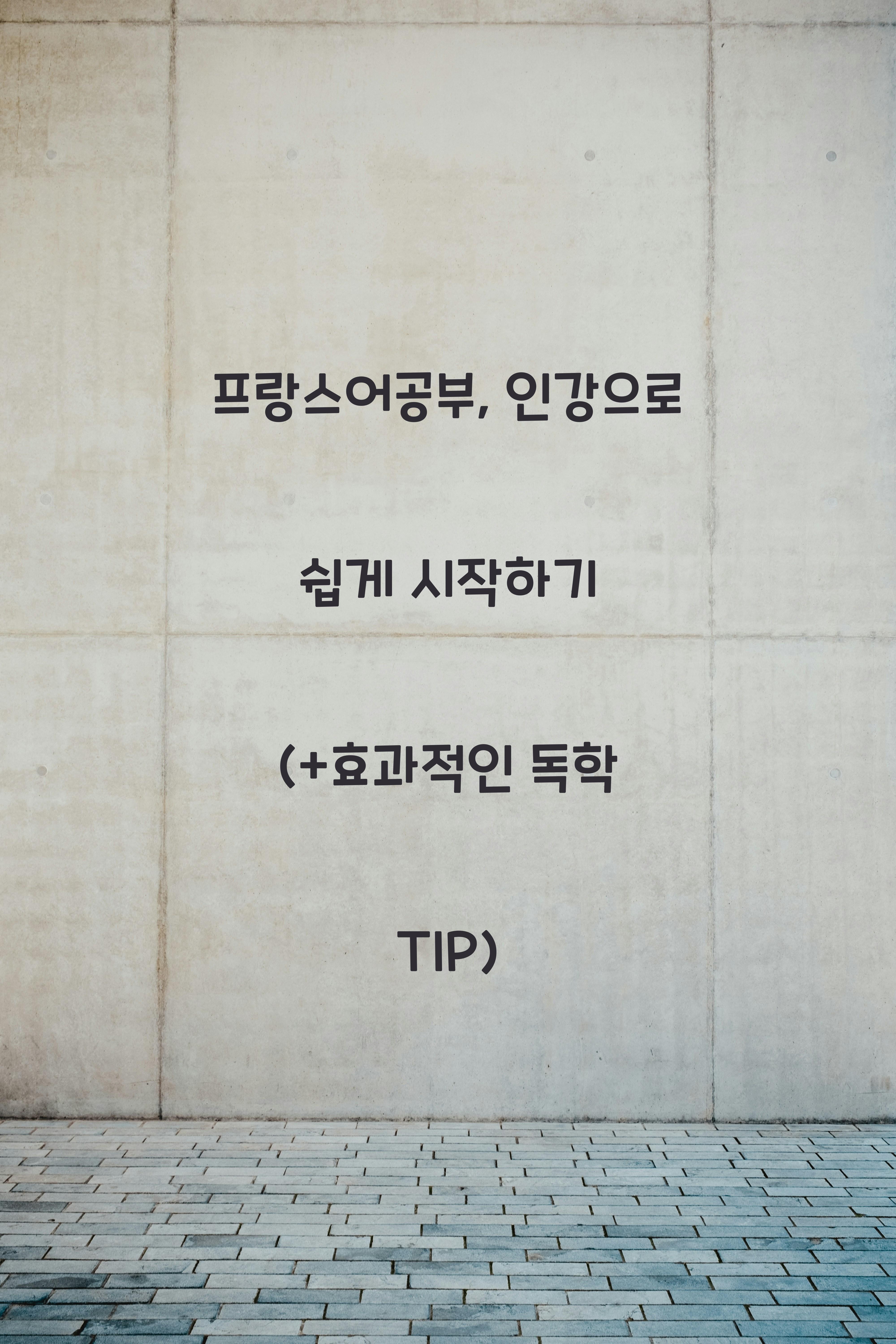프랑스어공부