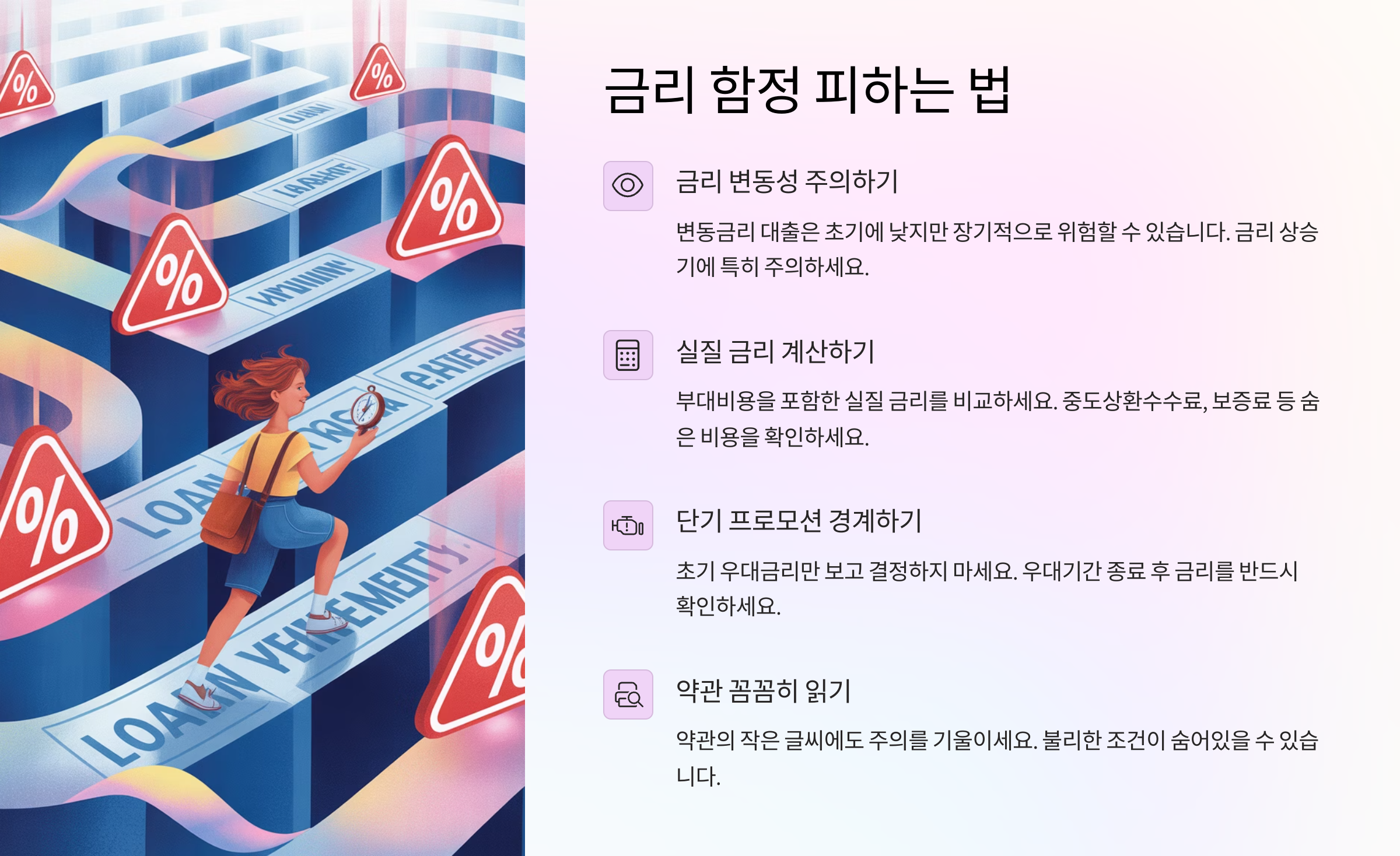 ⚠️ 금리 함정 피하는 법