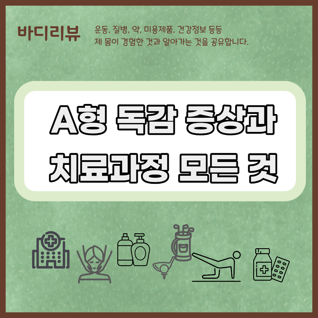 A형 독감의 증상
