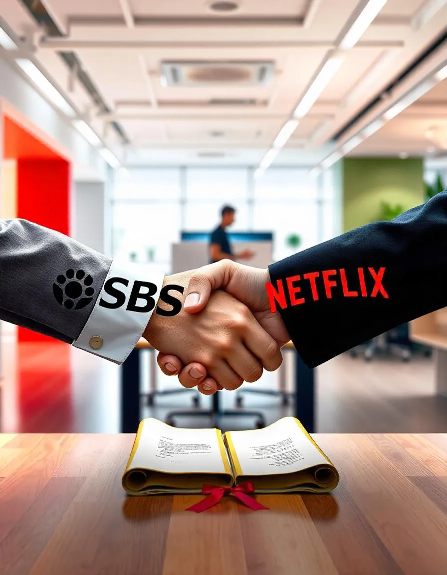 SBS 넷플릭스 나스미디어 영화 예능 드라마 협업 파트너쉽 OTT