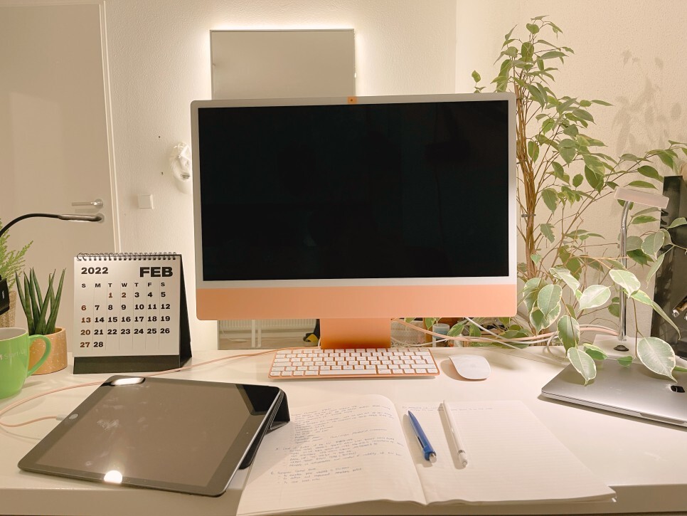  iMac M1 오렌지, 얼마나 예쁘게요 (두 달 사용 리뷰)