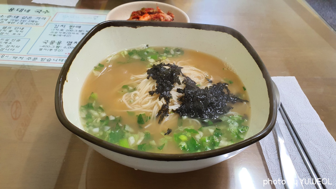 동인천 역 가성비 국수 맛집 : 용대네 국수
