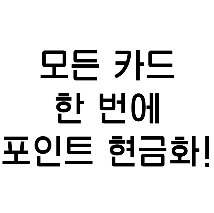  한 번에 모든 카드 포인트 현금화하자! 여신 금융 협회 카드 포인트 통합 조회 서비스 사용법!