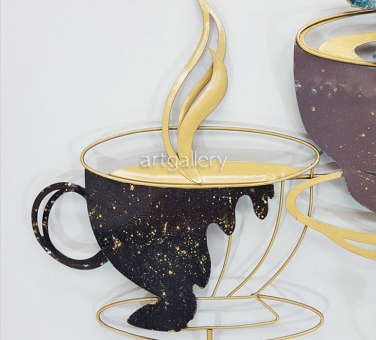 느껴지는 벽장식 철제 아트 그림, 주방 인테리어 소품, 커피향 4