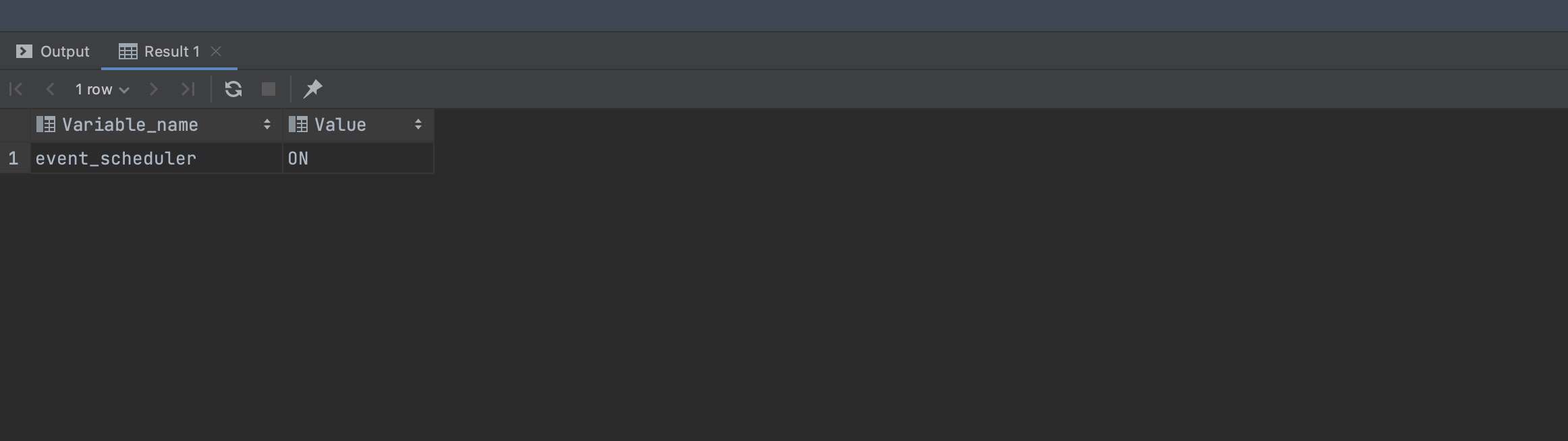 Mariadb schedule