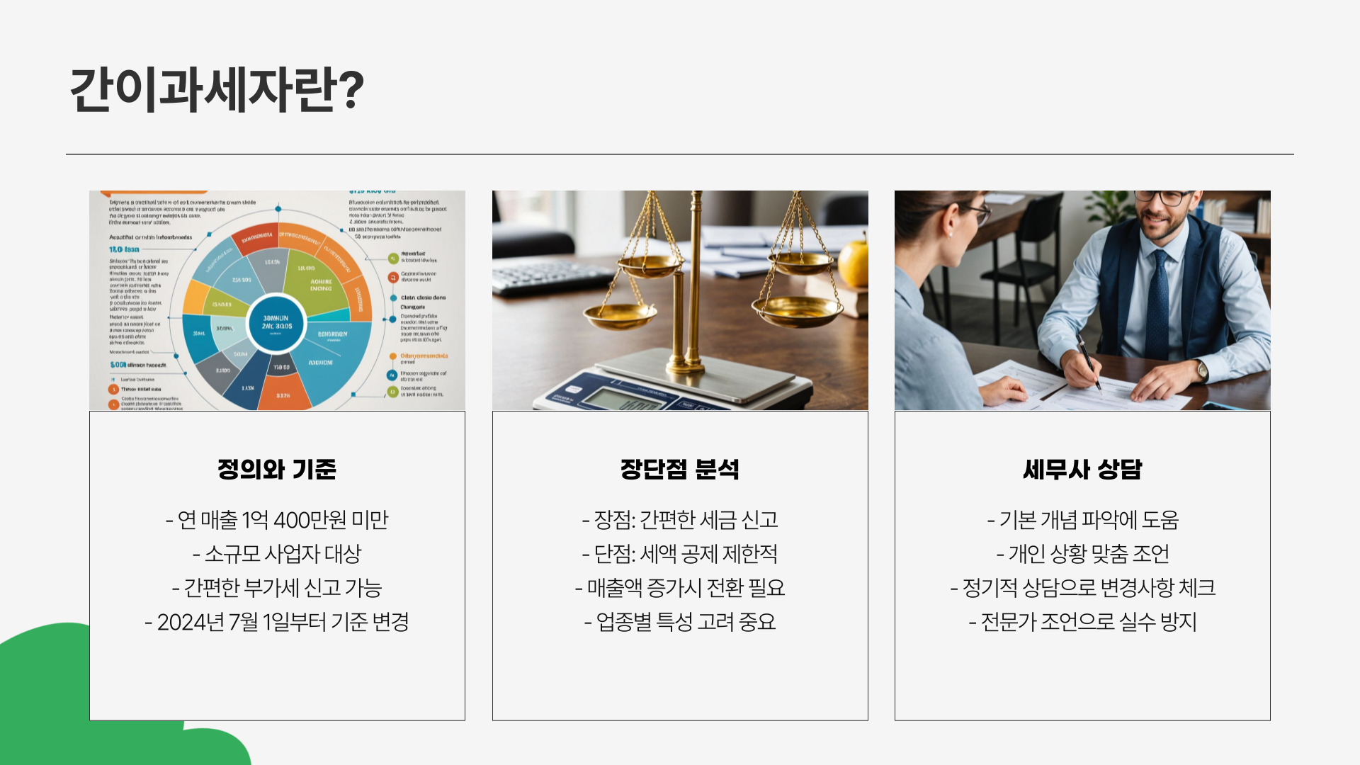 간이과세자에 대한 정의