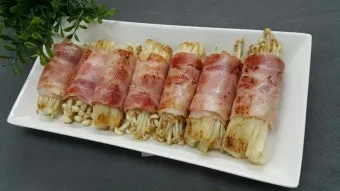 아이 버섯 먹이기 맛있게 레시피 팽이버섯 베이컨말이_4