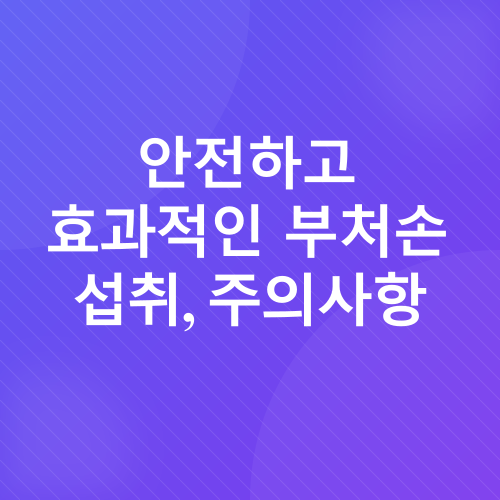 부처손 효능_4