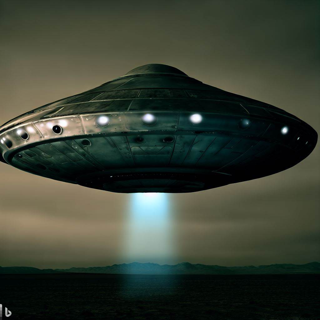 가상의 UFO 이미지