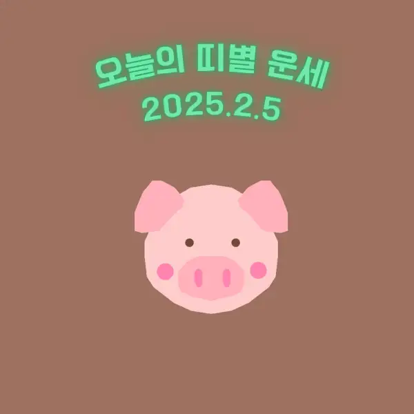 2025년 2월 5일 오늘의 운세