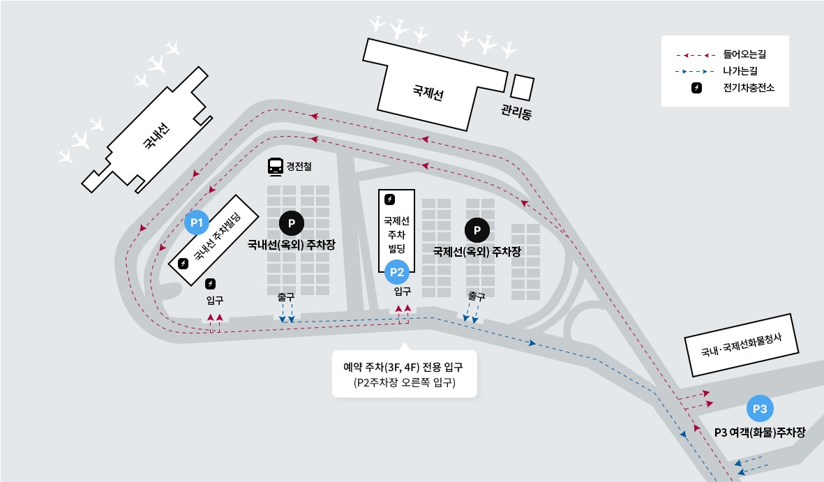 김해공항 주차장 예약 방법과 요금 최신정보