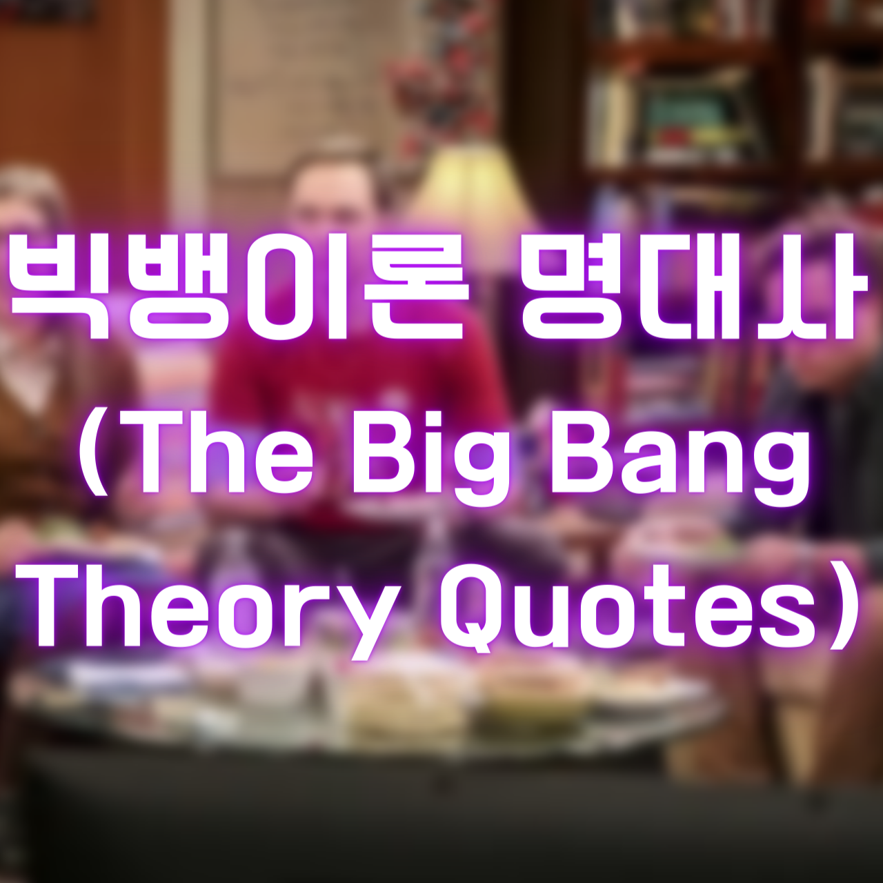 미드 빅뱅이론 명대사 (The Big Bang Theory Quotes)