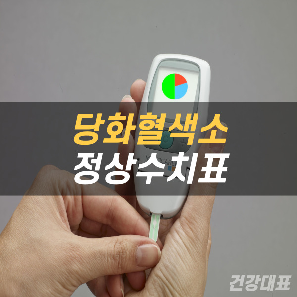 당화혈색소 정상수치표