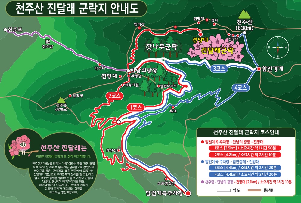 천주산진달래축제-출처:창원시청