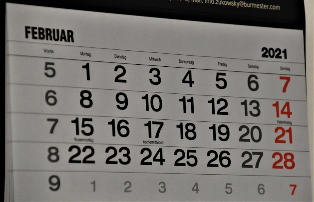 Schedule.