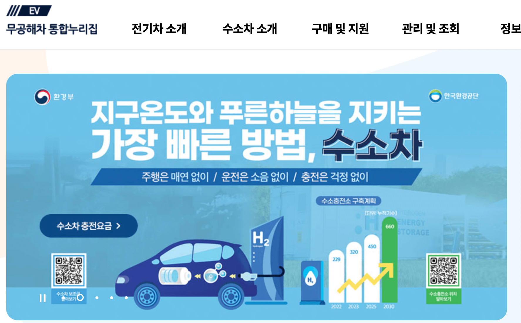 환경부-전기차-홈페이지