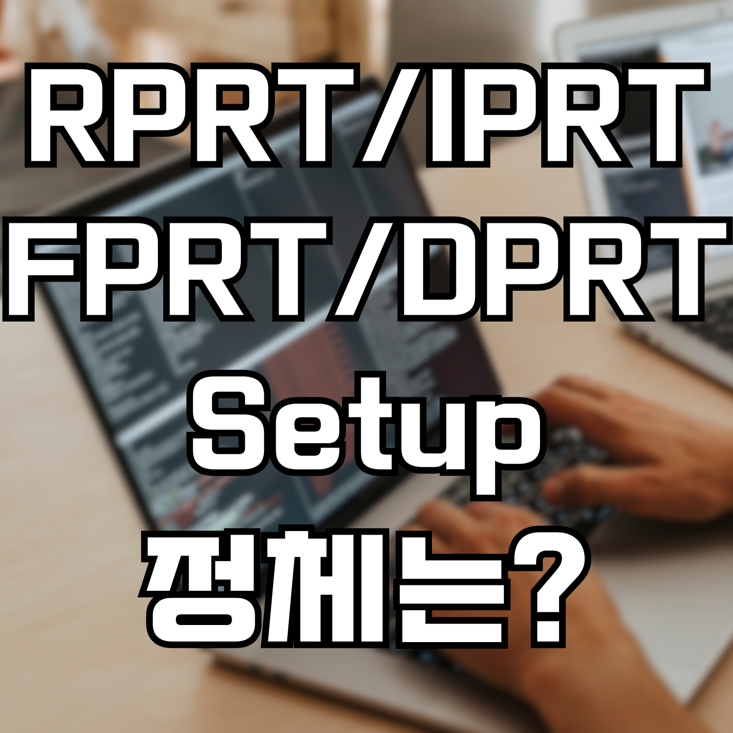  RPRTSetup, IPRTSetup, FPRTSetup, DPRTSetup 정체는?