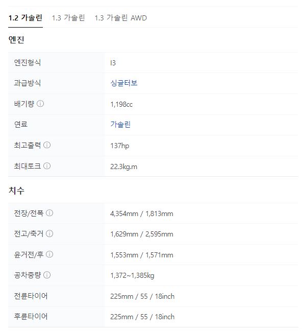 2023 뷰익 앙코르 GX