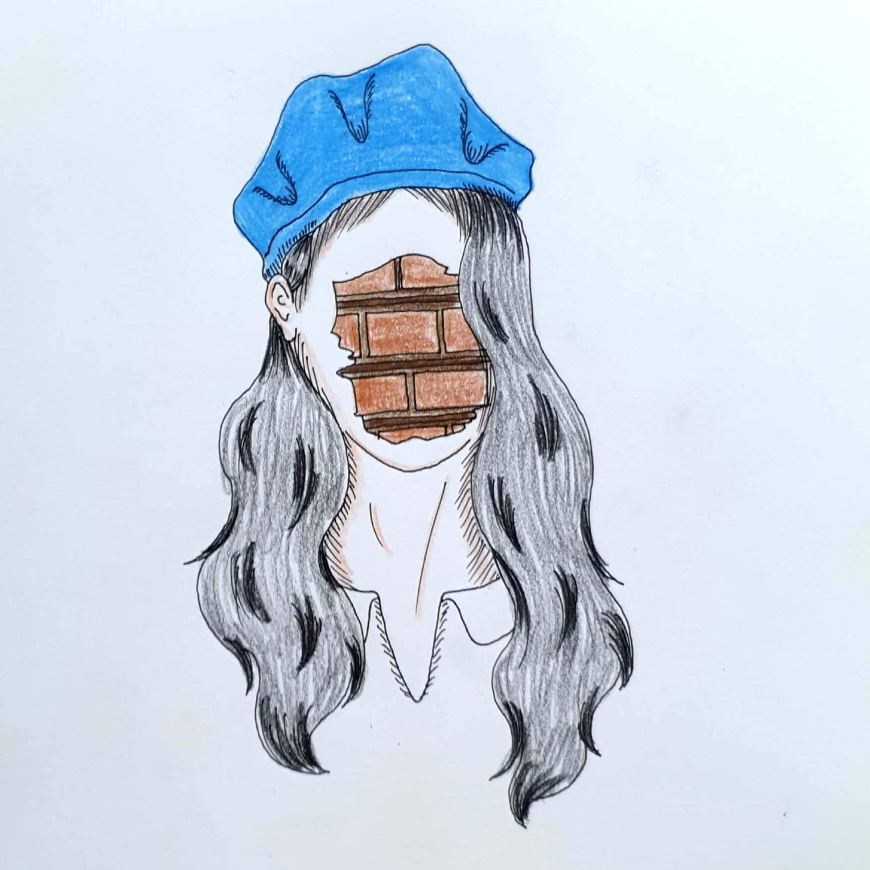  Chocolate Cake 초코 케이크 / 일러스트 그림 드로잉 / 음식 그리기