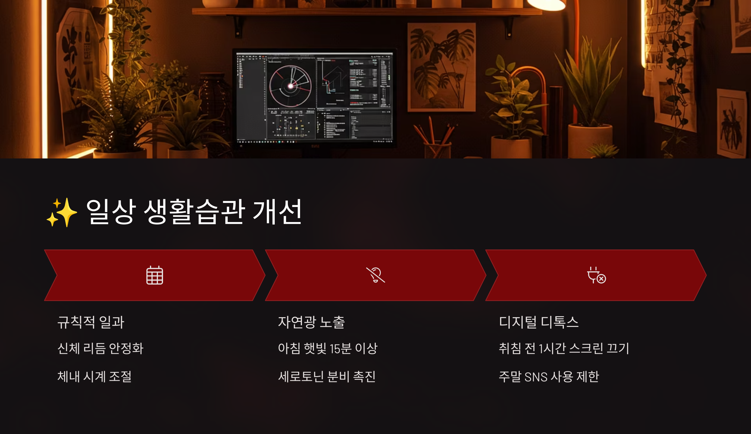 ✨ 일상 생활습관 개선