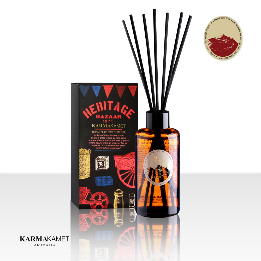  (정품보장) 태국직구 카르마카멧 최고급 룸 퍼퓸 디퓨저 Heritage Bazaars 200ml