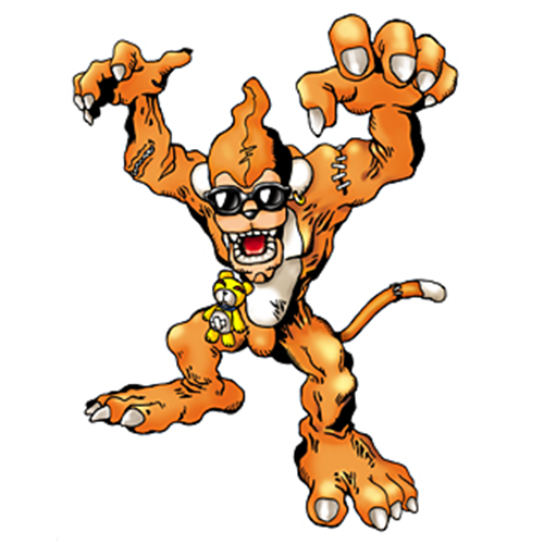  [디지몬도감] 에테몬 エテモン ETEMON ETEMON