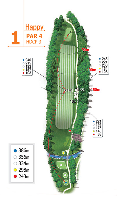 해피니스CC 해피 코스 1번 홀