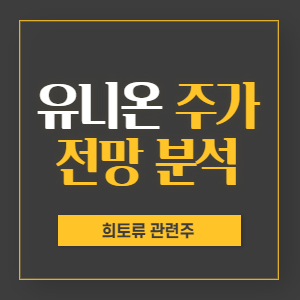  유니온 주가 전망 분석 - 희토류 관련주 (feat. 유니온머티리얼)