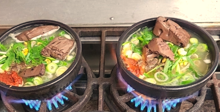 선지국밥-끓이기