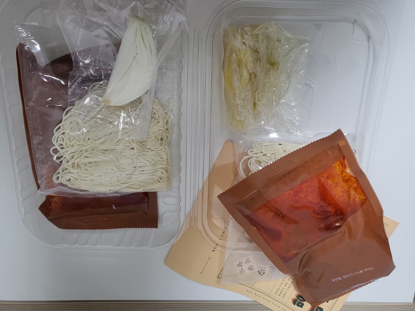 망향식 비빔국수 키트 구성팩