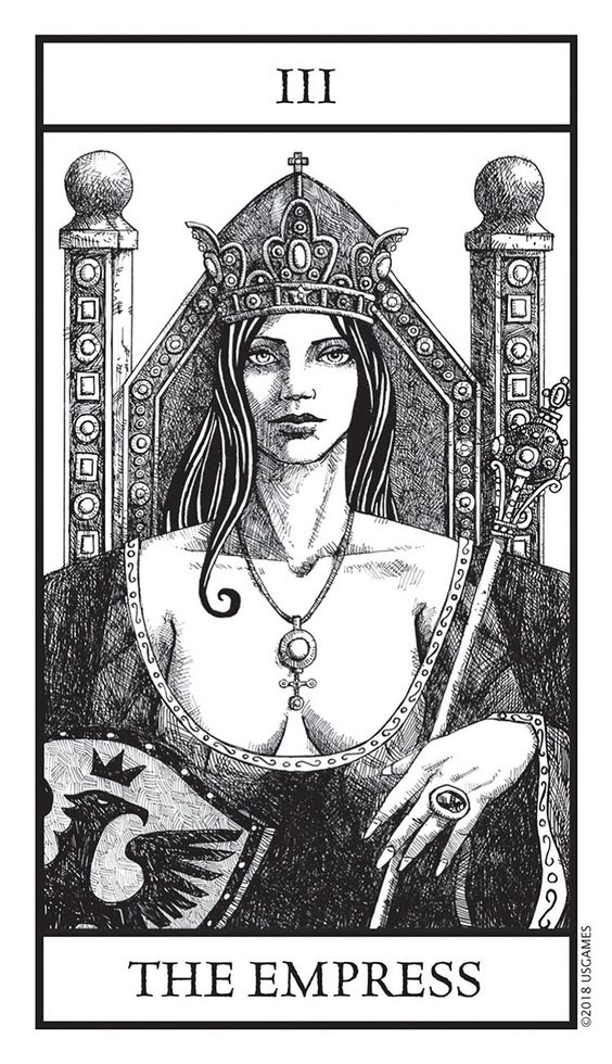 tarot card queen