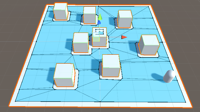 오브젝트 선택에 따른 Navi Mesh 영역 Bake