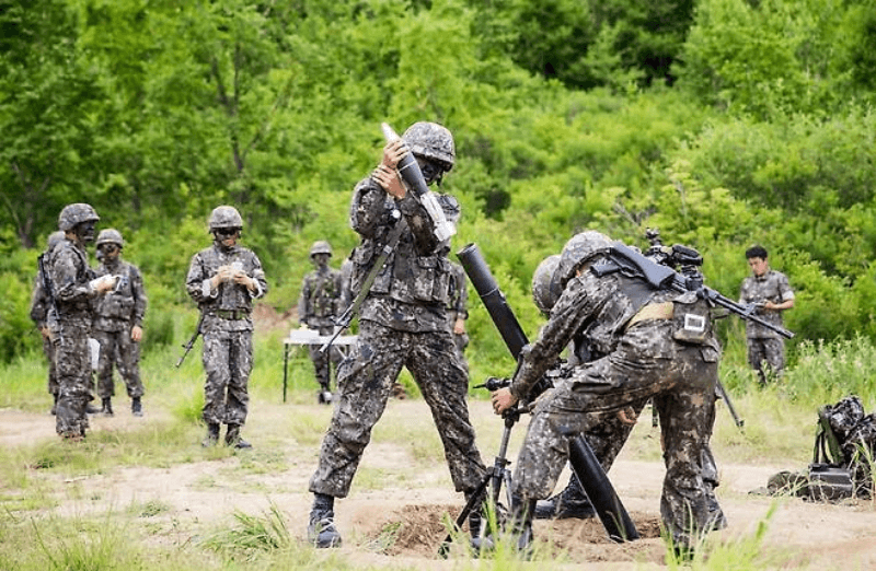 81mm 박격포 사격 1