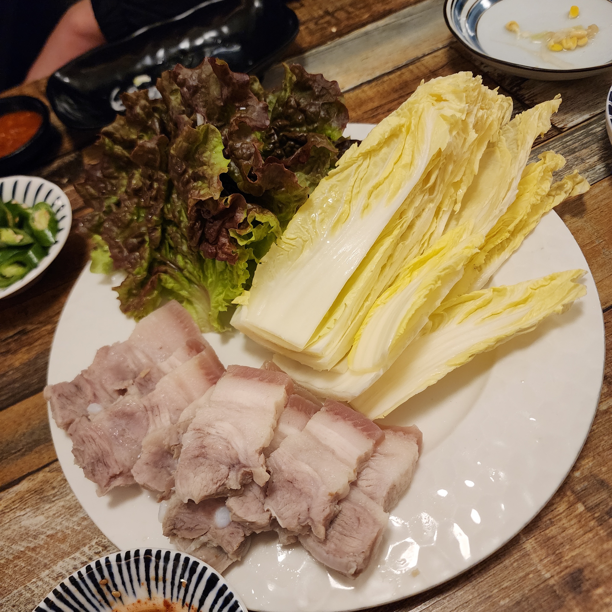 야채와-보쌈