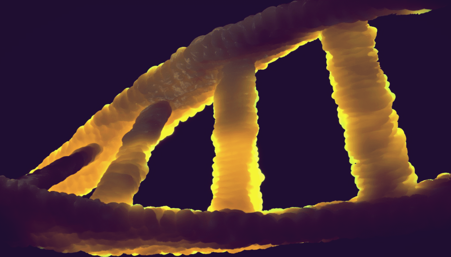 DNA를-형상화한-모형