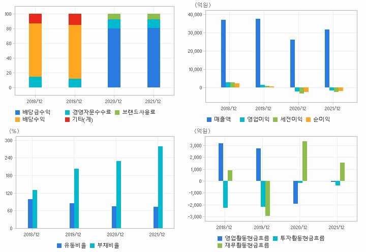 AK홀딩스 재무분석