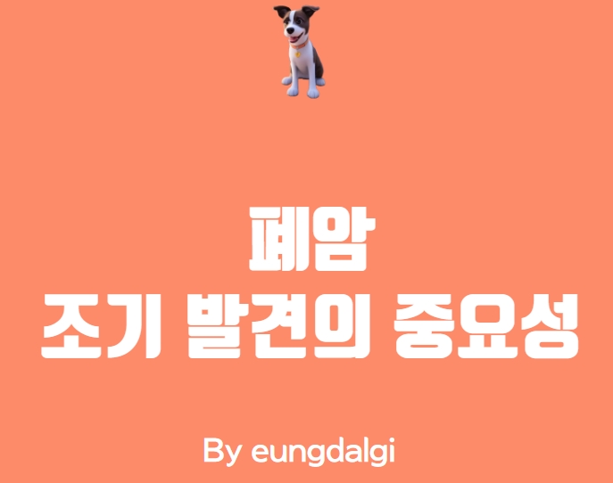  폐암 검사: 조기 발견의 중요성과 방법