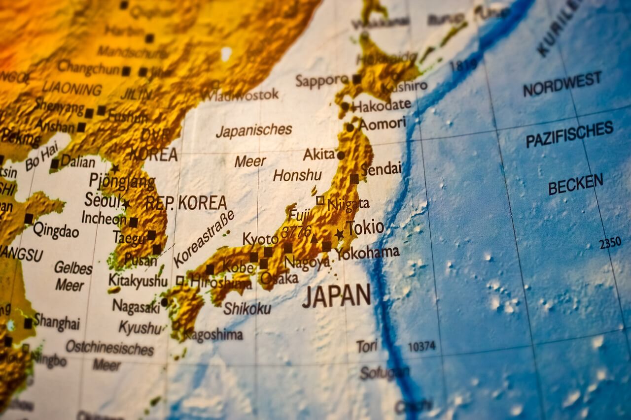 한국 일본 지도