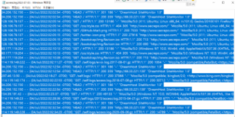  apache.log txt파일 xls파일로 변환 2