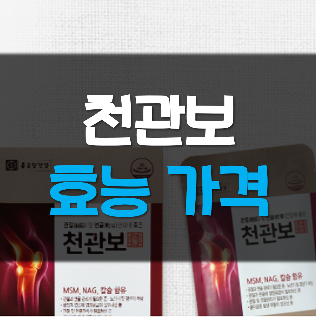  천관보 가격