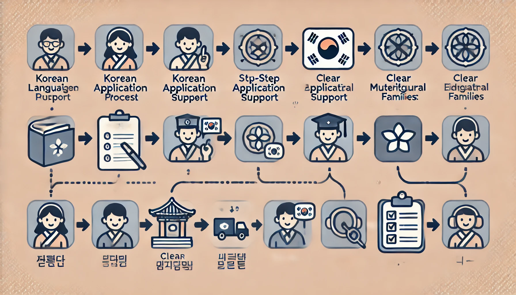 다문화 가정 한국어 교육 지원 신청 자격