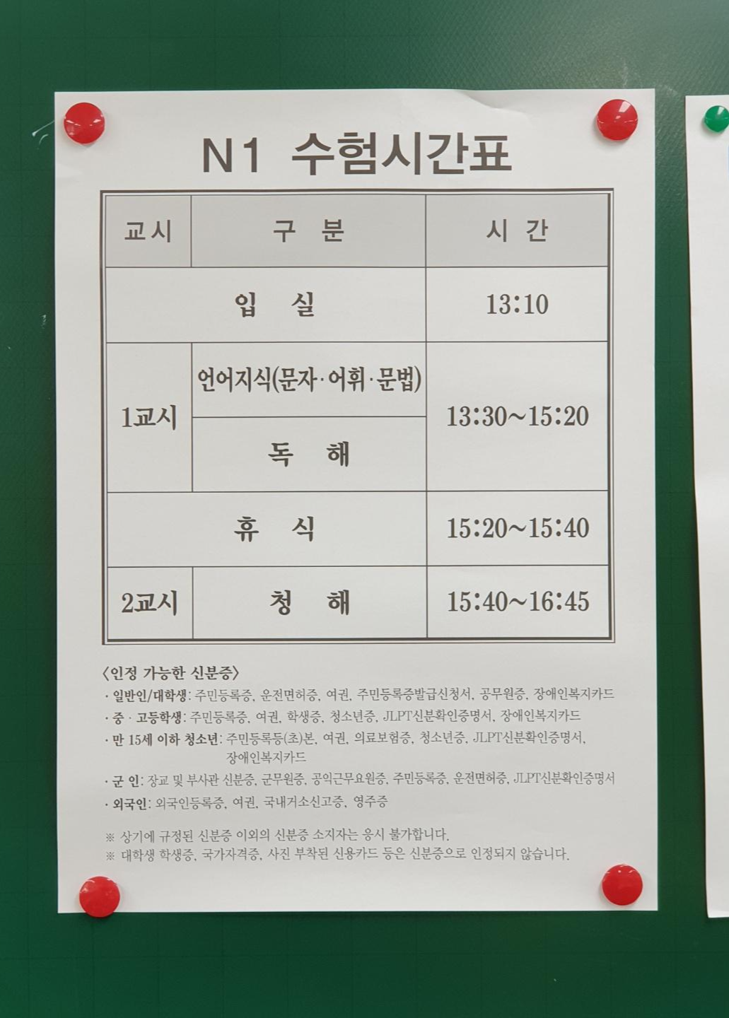  2021년 12월 JLPT N1 2차 시험 후기와 난이도, 가채점 결과