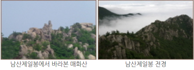 가야산 등산코스 지도