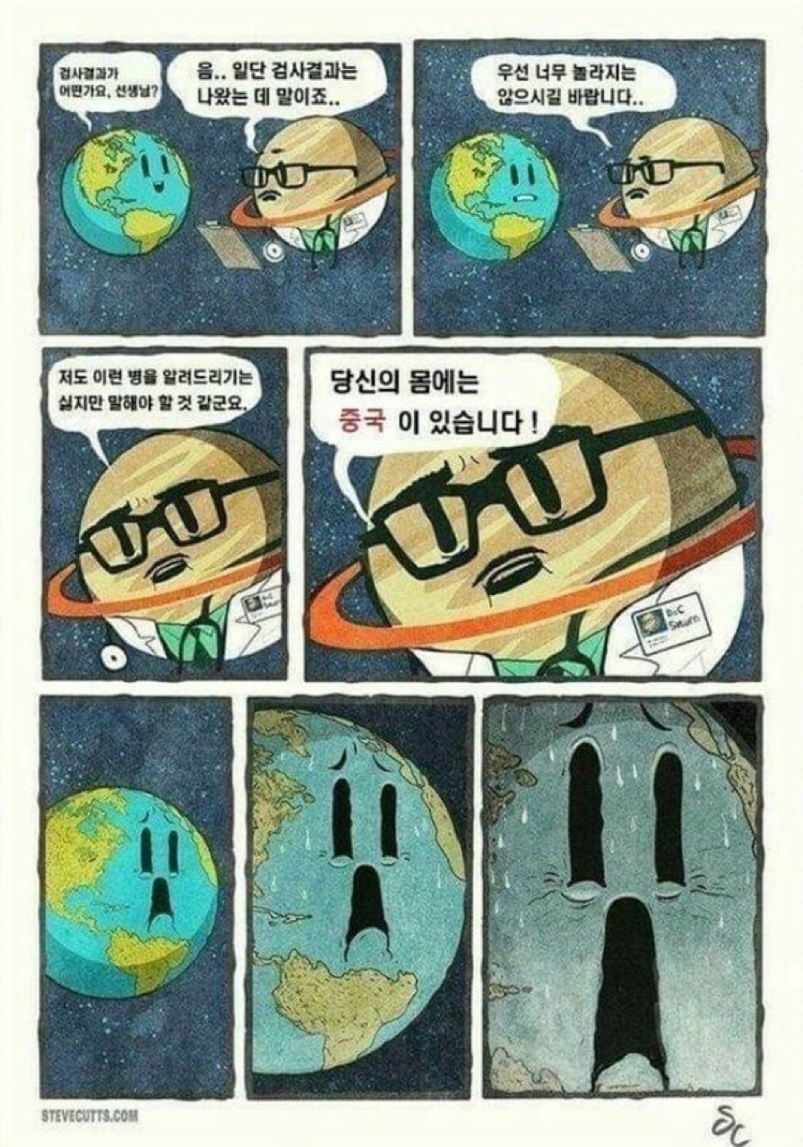  건강검진 결과를 듣는 지구.jpg