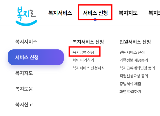 복지로홈페이지