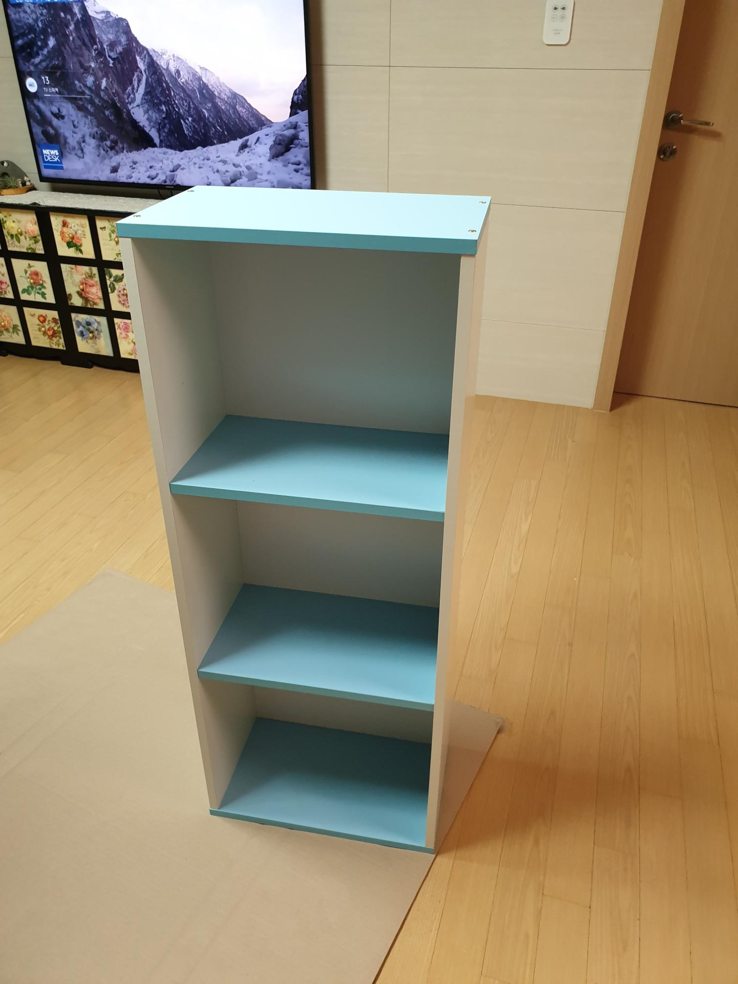  하우디 가구 칸높은 3단 칼라 공간박스 DIY