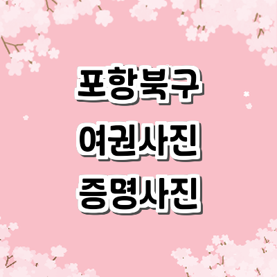 포항시 북구 여권사진
